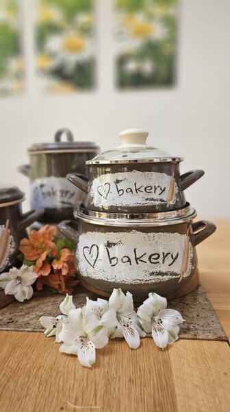 Komplet emajlirane posode Bakery 4-delni