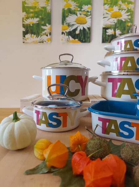 Komplet emajlirane posode Tasty 7-delni