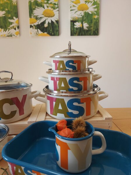 Komplet emajlirane posode Tasty 7-delni