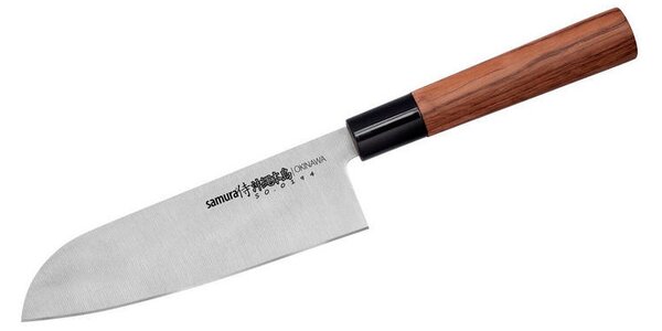 NOŽ SANTOKU OKINAWA 32,3/5,7/2,2 cm nerjaveče jeklo