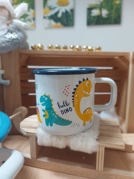 Otroški emajliran set Dinozaver 3/1