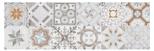 Cersanit Stenska ploščica Concrete Style Inserto Patchwork (60 x 20 cm, Večbarvna, Mat)