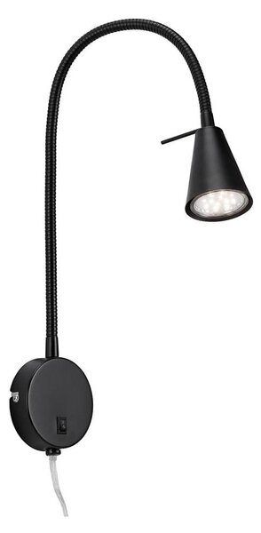 Briloner 2082-015 - LED Stenska svetilka COMFORT LIGHT 1xGU10/5W/230V črna