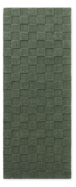 Temno zelen ročno tkan volnen tekač 80x200 cm Scala – Villeroy&Boch
