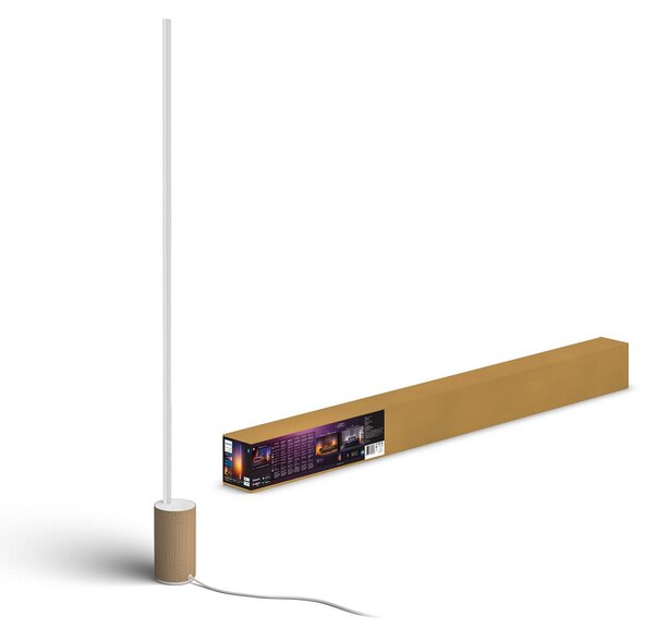 Philips Hue Talna svetilka LED Gradient Signe Oak, zatemnjen, Les, Dnevna soba / jedilnica, Les, Sodobni