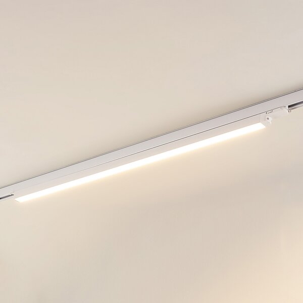Arcchio LED-tirna svetilka Harlow, bela, 109 cm, 3.000 K, Bela, Študija / pisarna, Aluminij, Sodobni