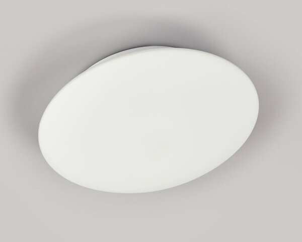 ORION Stropna svetilka Alba iz opalnega stekla, Ø 25 cm, zatemnjen, Bela, Dnevna soba / jedilnica, Steklo, Sodobni