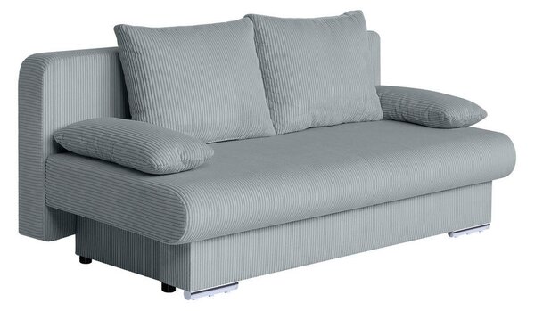 ZOFA S POSTELJNO FUNKCIJO, metino zelena tekstil, leseni material