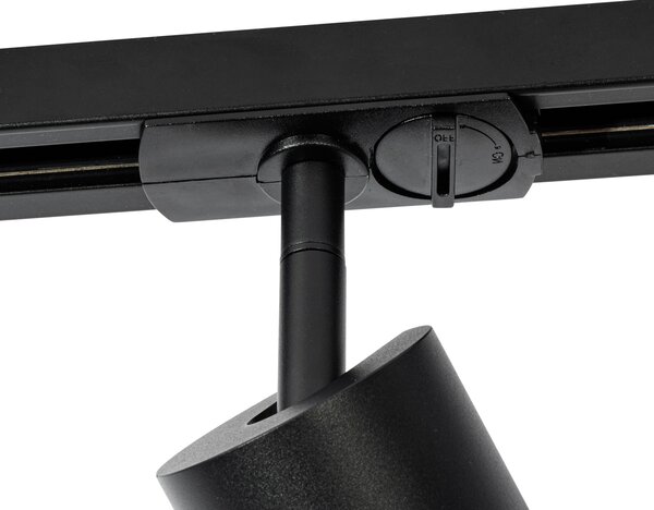 Moderni reflektor z dimljenim obročem za enofazni tračni sistem GU10 50mm - Iconic Jeana