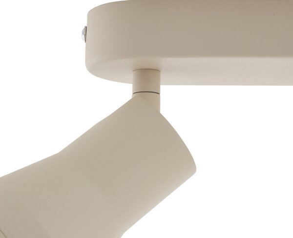 Okrogel stropni reflektor bež GU10 50 mm 3-lučni - Stanley