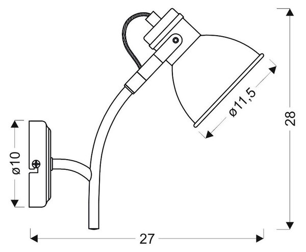 STENSKA SVETILKA 40 W 230 V E14