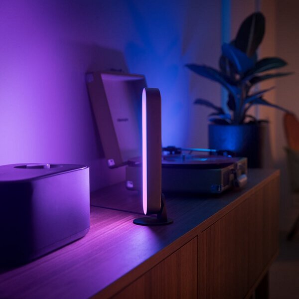 Philips Hue Play Lightbar dvojni paket, črn, zatemnjen, Črna, Dnevna soba / jedilnica, Plastika, Sodobni