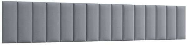 Visi oblazinjen panel QUADRATTA 20x60 cm - več barv Barva: Svetlo siva