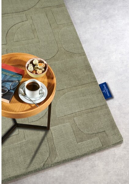 Zelena ročno tkana volnena preproga 80x150 cm Alexis – Villeroy&Boch