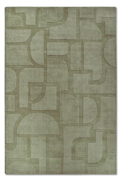Zelena ročno tkana volnena preproga 80x150 cm Alexis – Villeroy&Boch