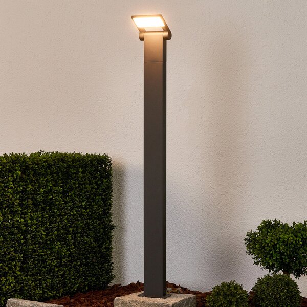 Lucande Svetilka LED Marius, 100 cm, Črna, Kovina, Sodobni