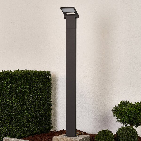Lucande Svetilka LED Marius, 100 cm, Črna, Kovina, Sodobni