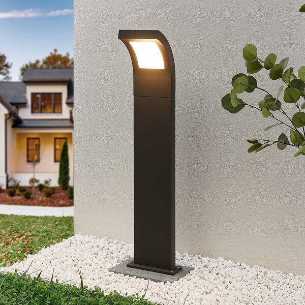 Arcchio Advik LED projektor, 100 cm, antracit, kovinski, IP65, Črna, Aluminij, Sodobni