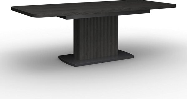 Bessagi Home Raztegljiva Miza Amado, Črna, 160-200x90