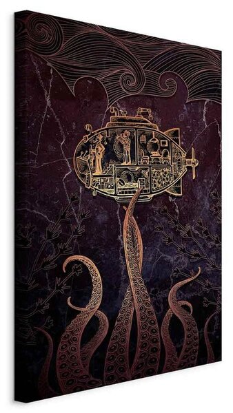 Artgeist Slika Na Platnu Golden Submarine