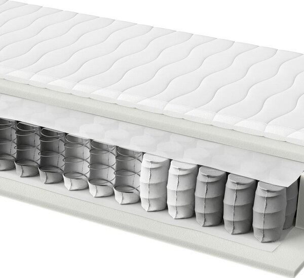 LEŽIŠČE Z ŽEPKASTIM VZMETENJE 90/200 cm