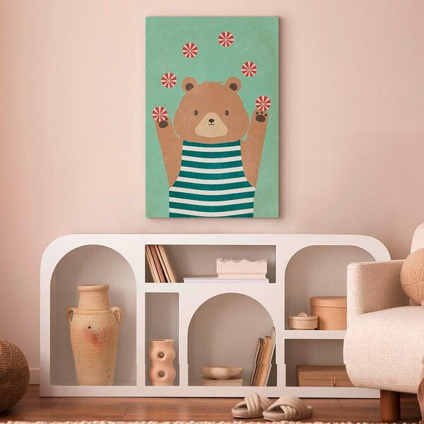 Artgeist Slika Na Platnu Juggling Bear