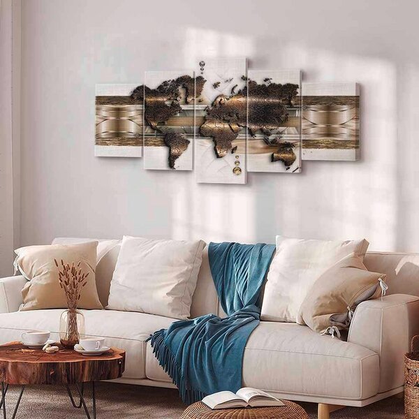 Artgeist Slika Na Platnu Metalic World