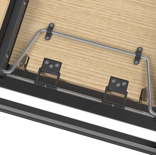 Bessagi Home Raztegljiva Miza Amado, Barve Hrasta, 160-200x90