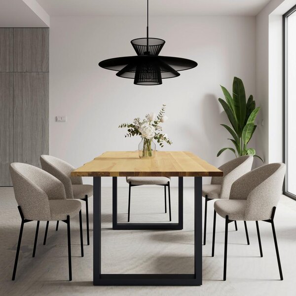 Bessagi Home Jedilna Miza Jackie, Barve Hrasta, 180x90