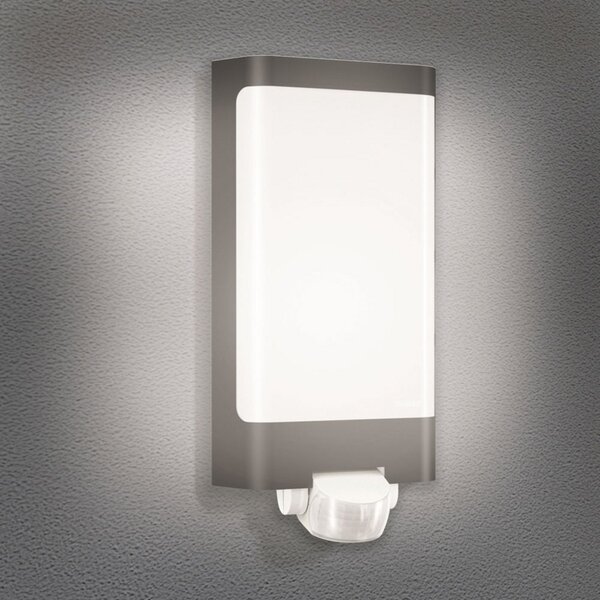 STEINEL L 240 S LED stensko svetlobno tipalo, antracit, Črna, Kovina, Sodobni