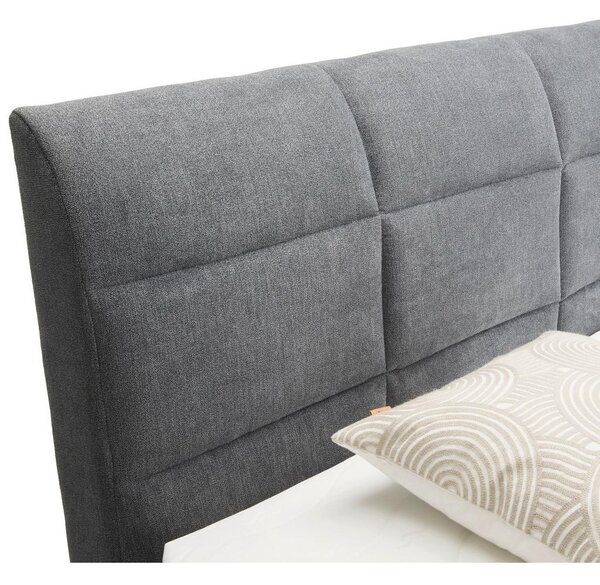 Mömax Postelja Boxspring Runner, Siva, 90x200