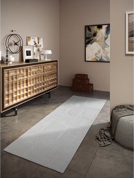 Kremno bel ročno tkan volnen tekač 80x250 cm Alexis – Villeroy&Boch