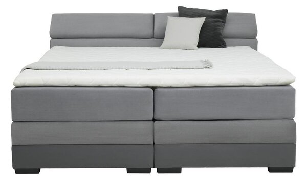 Premium Living Postelja Boxspring Sevilla, Siva, 180x200