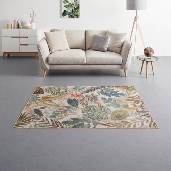 Modern Living Ravno Tkana Preproga Blätter 1