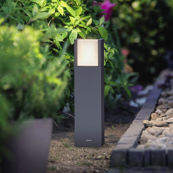 Philips Arbour UE LED svetilka za podstavek, Črna, Aluminij, Sodobni