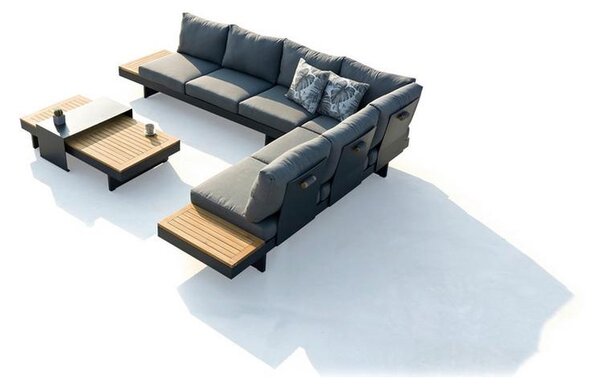 Gardenson Lounge Garnitura Molise, Antracit