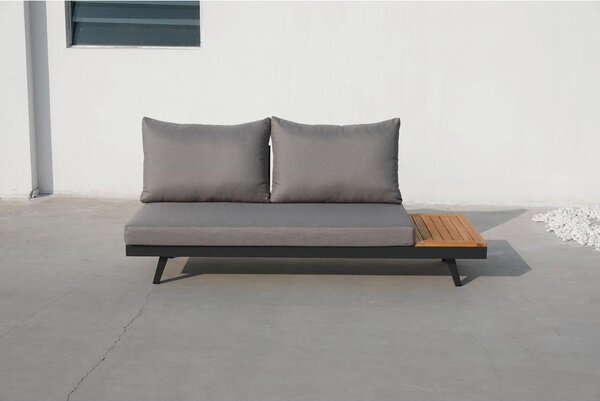 Gardenson Lounge Garnitura Naxos, Antracit, 3-Delni Set