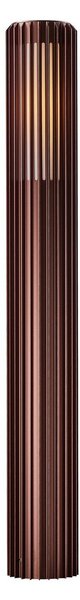 Nordlux Svetilka za pot Aludra 95 Seaside, aluminij, rjava metalika, zatemnjen, Rjava / rjasta, Aluminij
