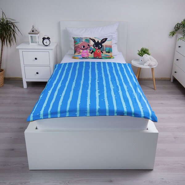 Bombažna otroška posteljnina za otroško posteljico 100x135 cm Bing Bunny "Tower" – Jerry Fabrics