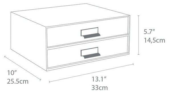 Zelen kartonast organizator za predale Birger Canvas Paper Laminate – Bigso