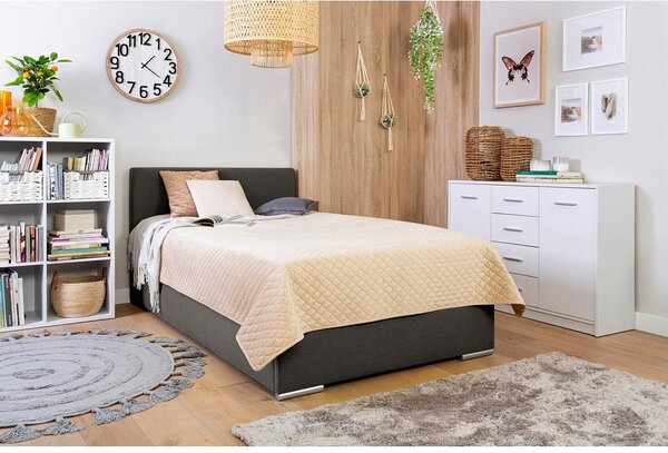 Mömax Postelja Z Vzmetnico Cosi, Antracit, 120x200