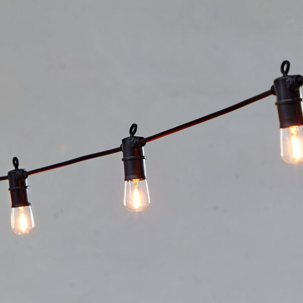 Markslöjd LED-veriga luči VIBE, dopolnilo, 15 luči, IP44, zatemnjen, Črna, Plastika