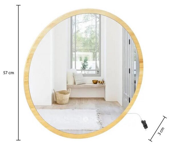 Mömax Ogledalo Round Led