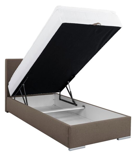 Mömax Postelja Z Vzmetnico Cosi, Rjava, 100x200