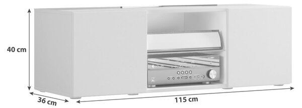 TV-ELEMENT črna