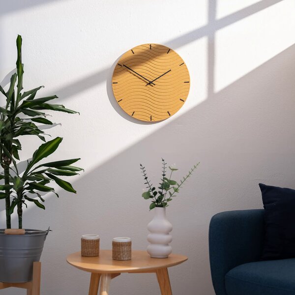 Stenska ura Luxhora Rivella Yellow 11 barv