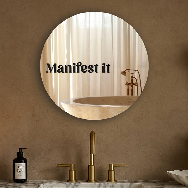 Nalepka za ogledalo S4 – Manifest it