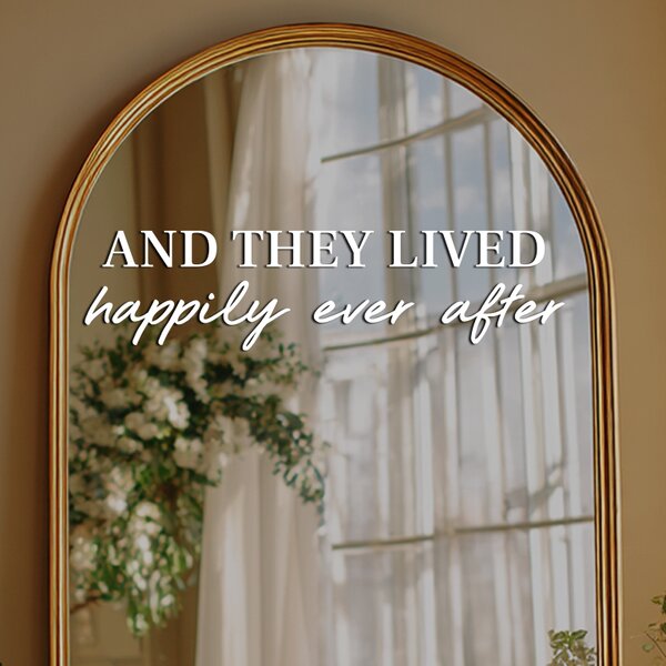 Nalepka za ogledalo S14 – And they lived happily ever after