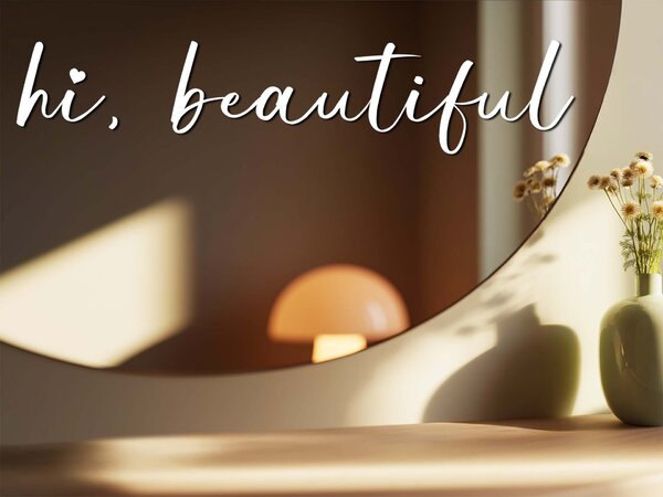 Nalepka za ogledalo S20 – Hi, beautiful