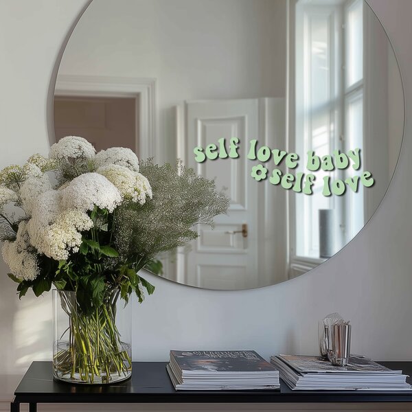 Nalepka za ogledalo S25 – Self love baby